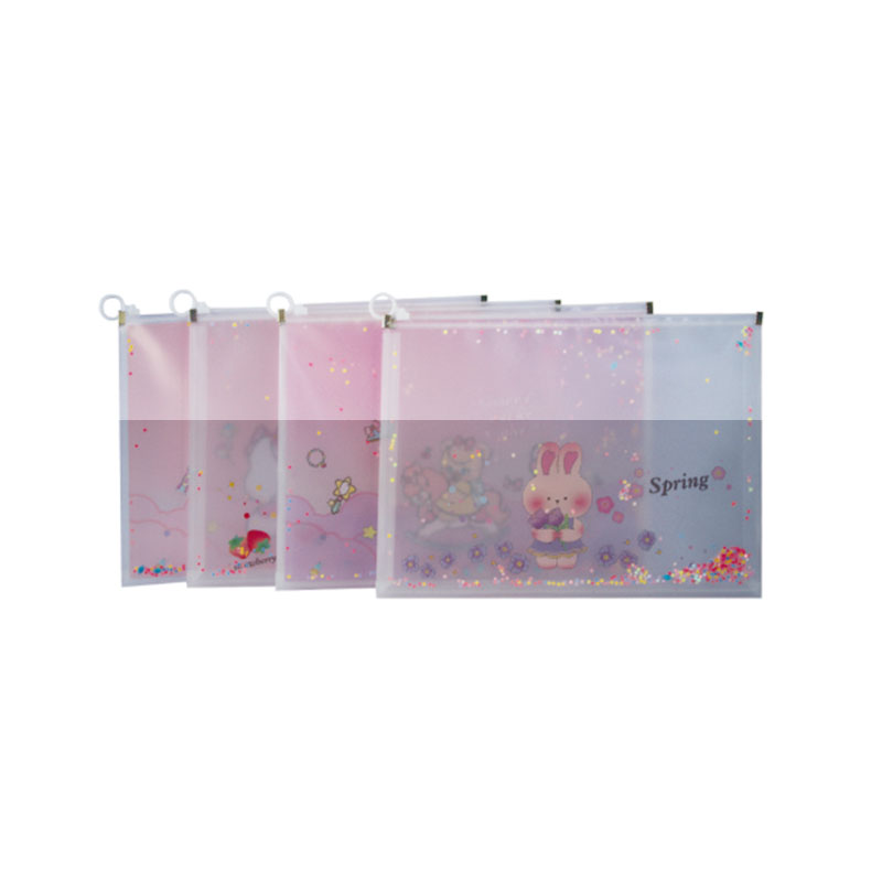 Streamlining Organization with Plastic Clear Folder Zipper File Bags Organizers