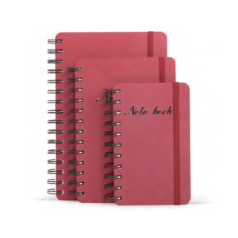 PU Leather Cover Spiral Notebook