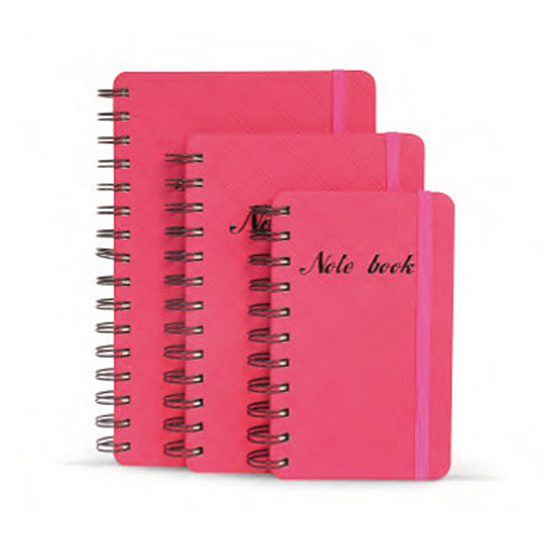 PU Leather Cover Spiral Notebook