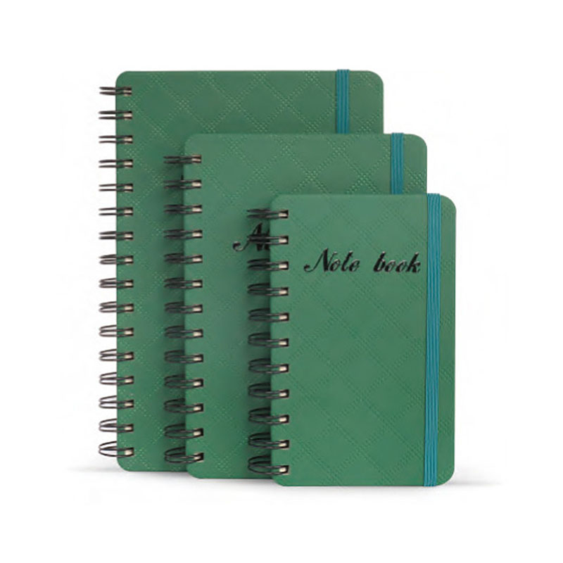 PU Leather Cover Spiral Notebook